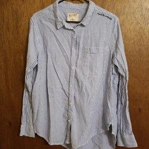 Striped button down shirt